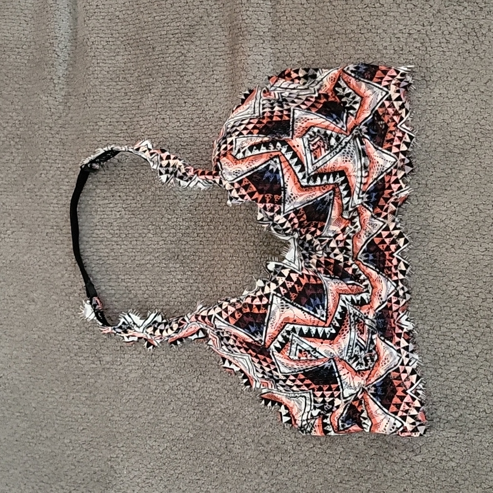 PINK lace bralette